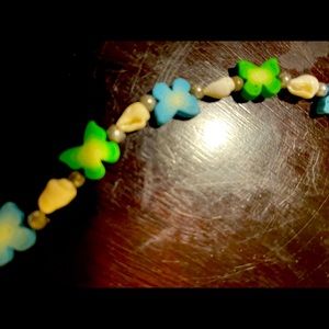 Butterfly shell necklace